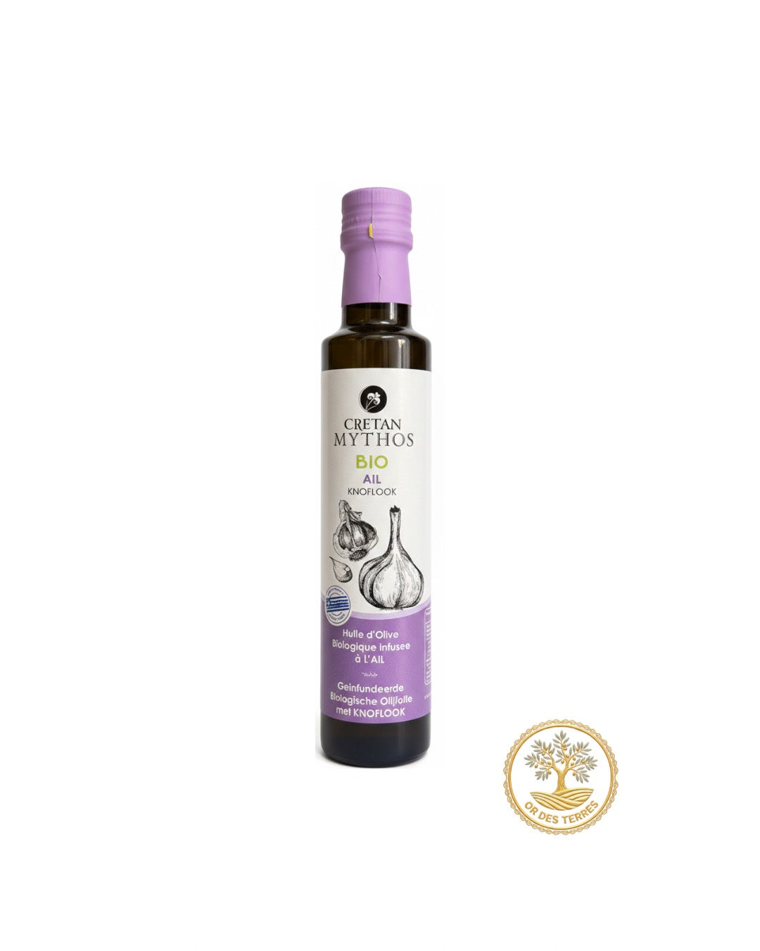 Huile d’Olive à l'ail – 250ml